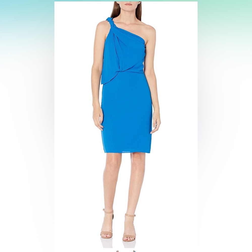 NWOT Halston Heritage One Shoulder Dress